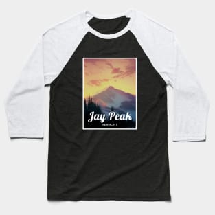 Jay Peak Vermont United States ski Baseball T-Shirt